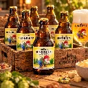 Gepersonaliseerde La Chouffe bieretiketten met naam Hendrik 50