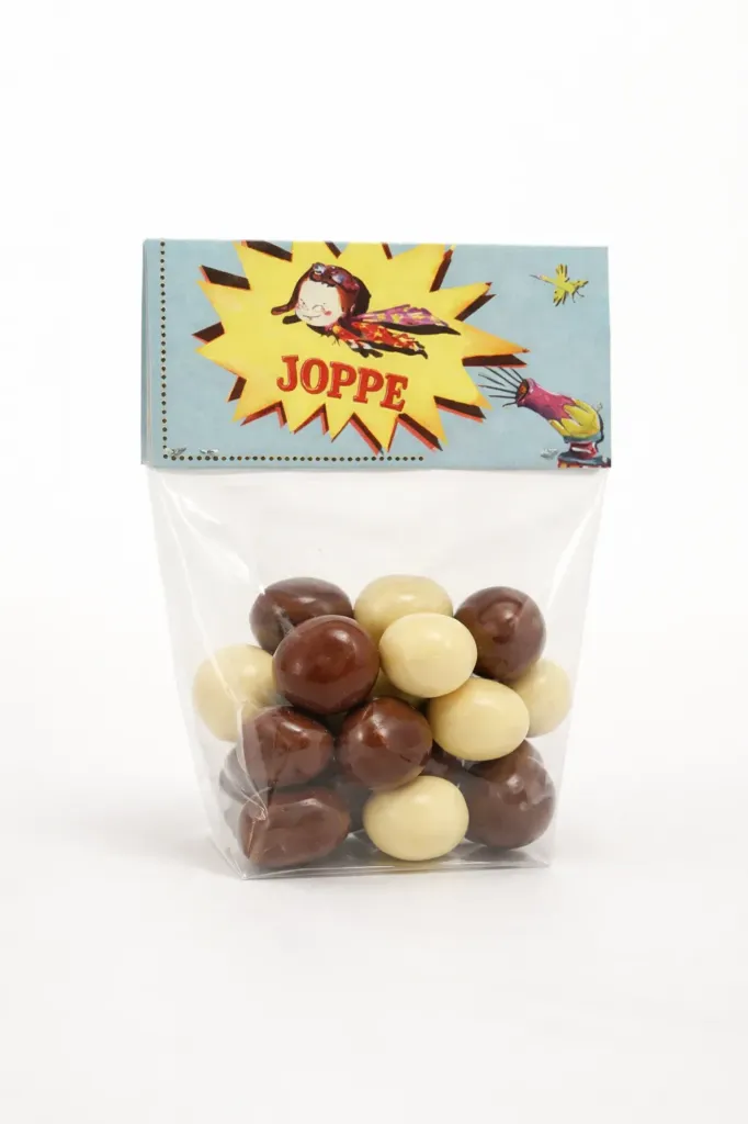 Kruisbodemzakje voor Doopsuiker – Transparant Snoepzakje met Label (Set van 12)
