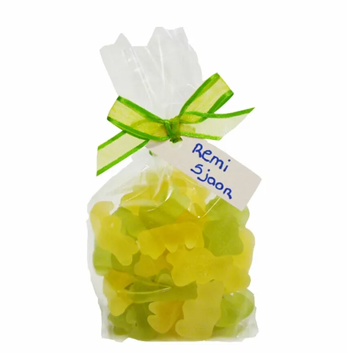 Kruisbodemzakjes transparant (set van 12)
