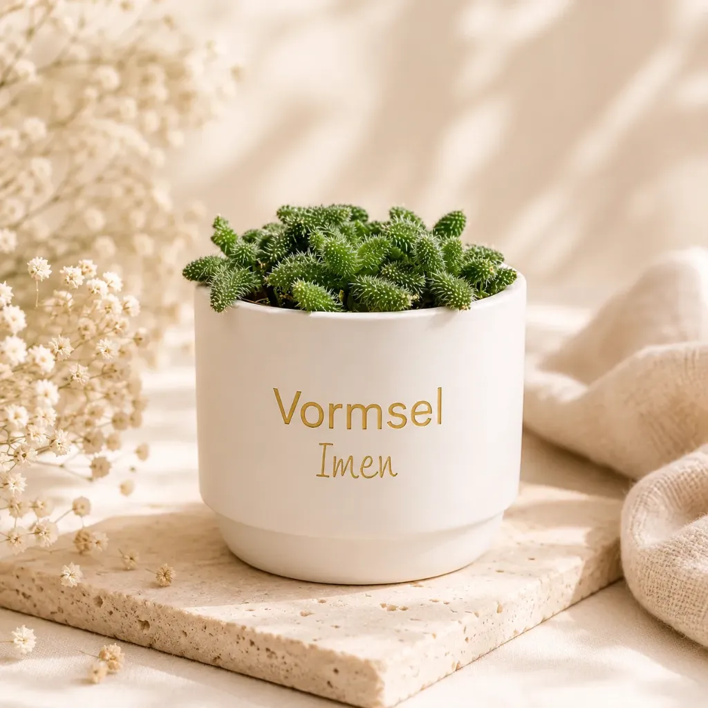 Bloempotje keramiek – Wit (Set van 12)