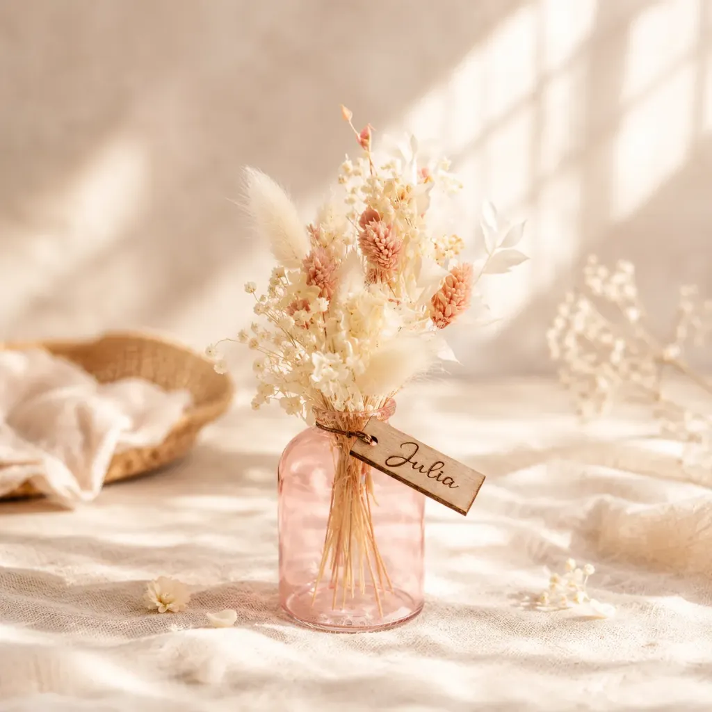 Glazen Vaasje – Blush (Set van 12)