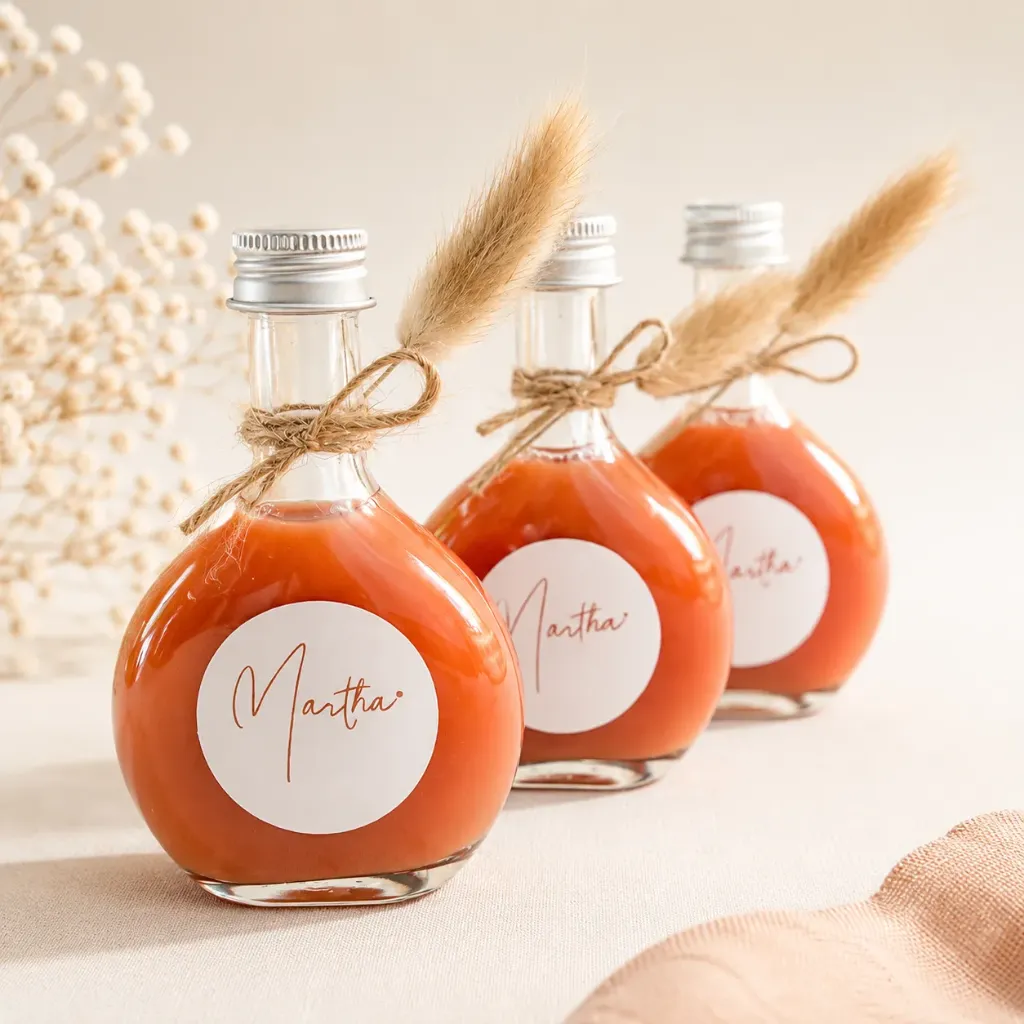 Mathëusflesje – Elegant Rond Flesje (Set van 12)