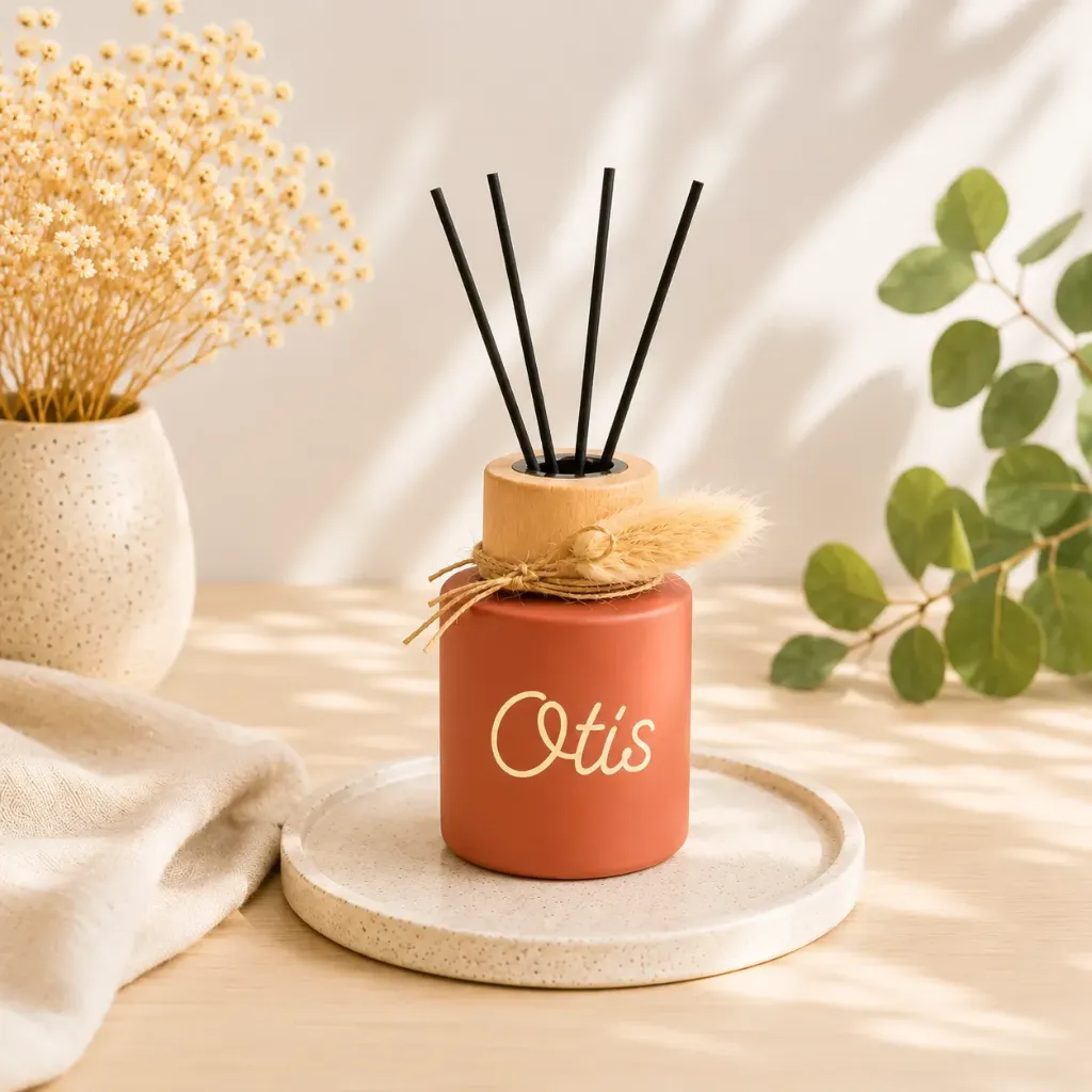 Terracotta parfumflesjes – set van 12