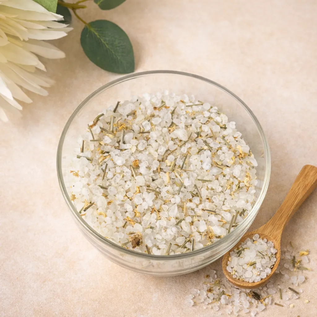 Badzout met Lemongrass & Kamille – navulling per kg