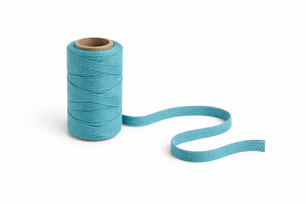 Katoenen lint – Turquoise