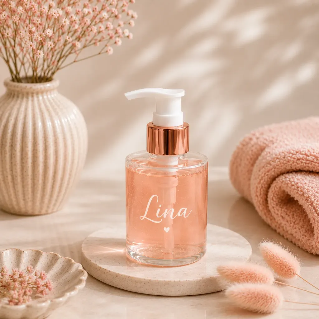 Zeepdispenser met rosé gouden pompje – Set van 12 stuks