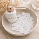 Naamkaartjes met perforatie - set van 12