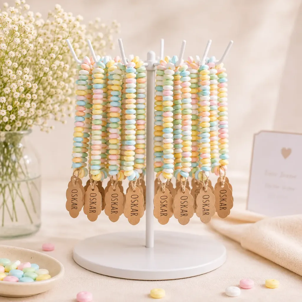 Snoepketting met kaartje - set van 12