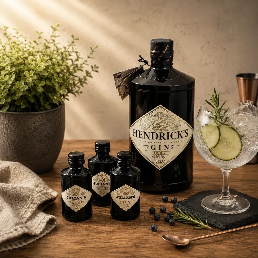 Mini Hendrick's Gin Flesjes – Set van 12