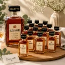 Mini Amaretto Flesjes – Set van 12