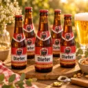 Gepersonaliseerde bieretiketten Jupiler-stijl (set van 6)