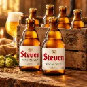 Gepersonaliseerde bieretiketten Duvel-stijl (set van 6)