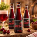 Gepersonaliseerde bieretiketten Kriek Max-stijl (set van 6)