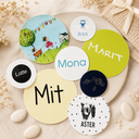 Ronde Stickers - set van 12